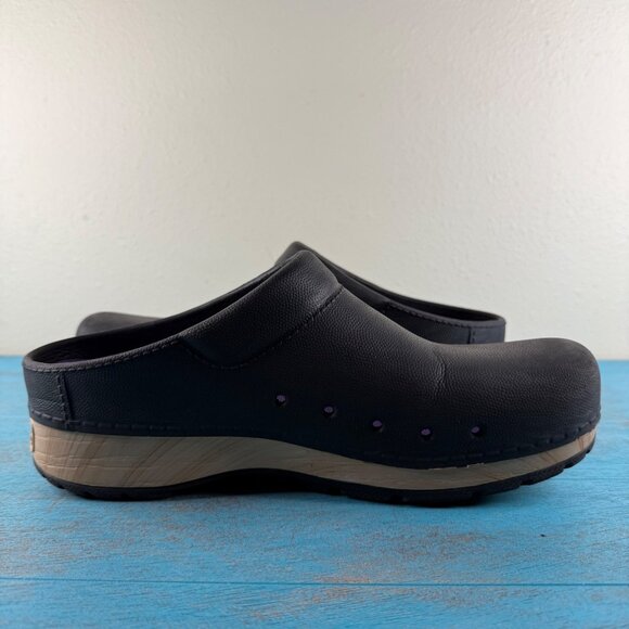 Dansko Women's Kane Mule Clog Black Synthetic Size 38/ US - Picture 6 of 10